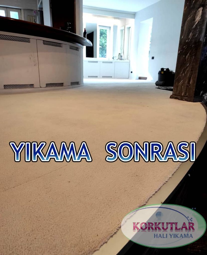 Yerinde halı yıkama, yıkama sonrası
