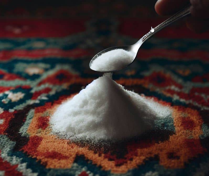 kahve lekesine karbonat uygulama