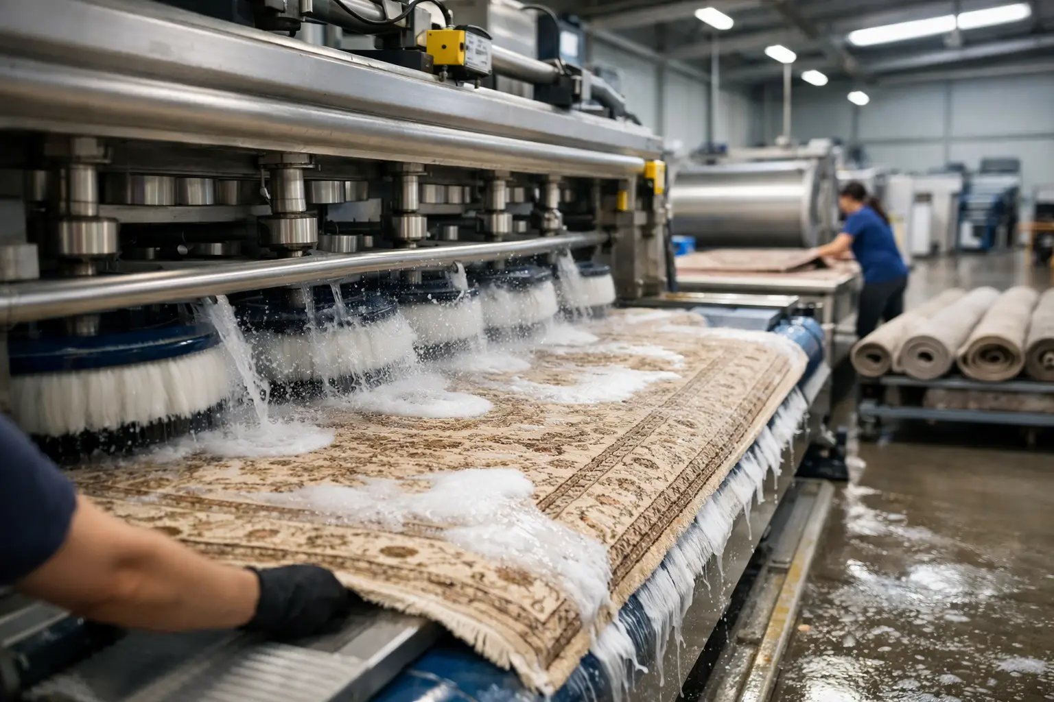 Halı Yıkama Fabrikası Nasıl Çalışır?