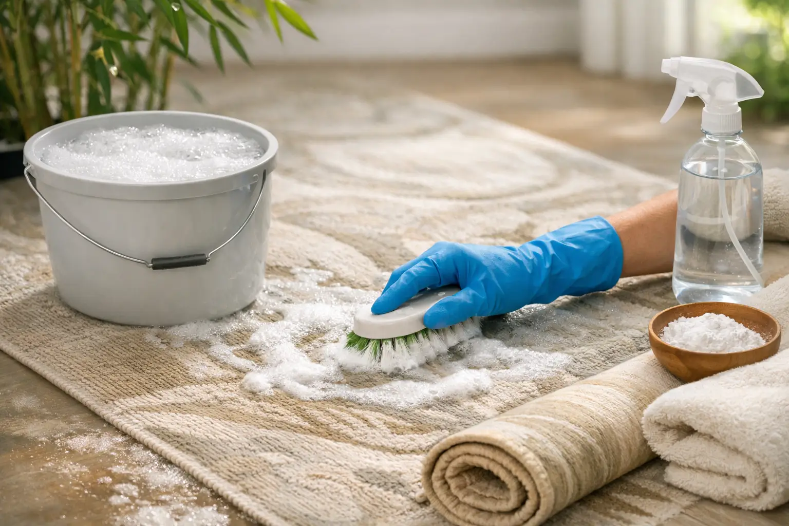 Bambu Halı Nasıl Yıkanır?